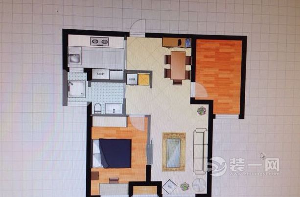 大连装饰公司二居室现代风格装修日记